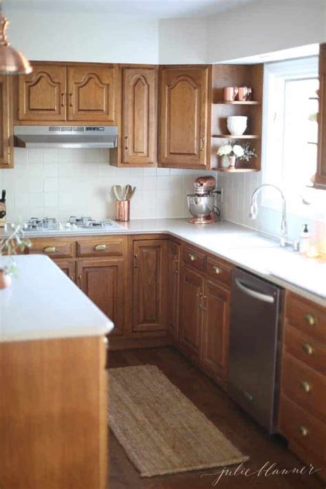 pictures of stainless steel appliances with oak cabinets|updating honey oak cabinets.